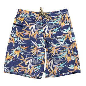 PATAGONIA Wavefarer Shorts 86630SP16 Men's 32 Hummingbird Floral Trunks 10” Surf